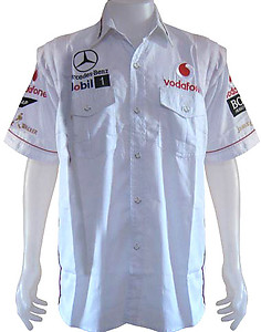 Mercedes Benz Vodafone F1 Crew Shirt White