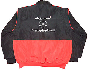 Mercedes Benz Santander Racing Jacket, Black & Red