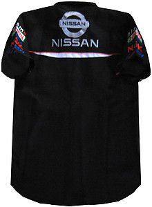 Nissan Racing Shirt Black with white