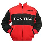 Pontiac Solstice Racing Jacket Black with Red