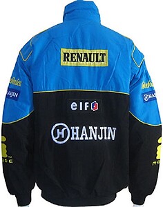 Renault F1 Racing Jacket Blue and Black