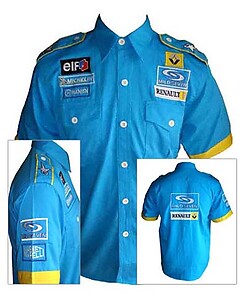 Renault F1 Team Crew Shirt Blue