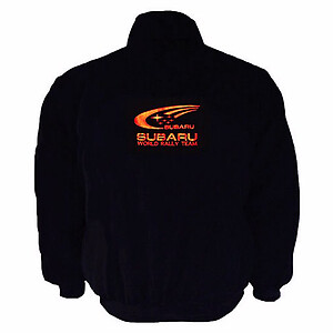 Subaru Jacket Black with Piping