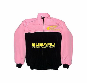 Subaru Racing Jacket Black & Pink