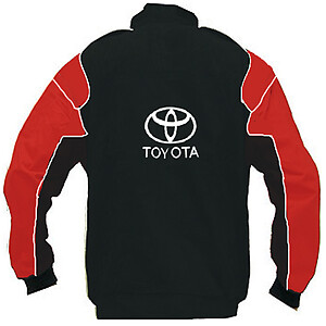 Toyota Panasonic Racing Jacket Black and Red