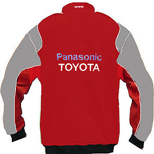 Toyota Panasonic Racing Jacket Red and Gray