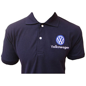 VW Volkswagen Racing Polo Shirt Black