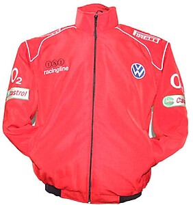 VW Volkswagen Racing Jacket Red