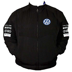 VW Volkswagen SIEMENS Racing Jacket Black
