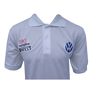 VW Volkswagen Racing Polo Shirt White