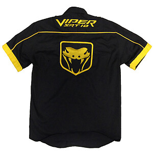 Viper SRT 10 Crew Shirt Black and Yellow