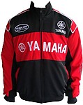 Yamaha R6 Motorcycle Jacket Black and Red
