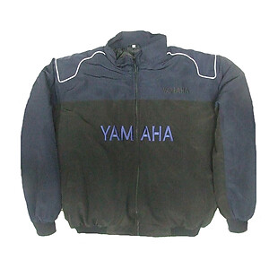 Yamaha Motorcycle Jacket Dark Blue and Black