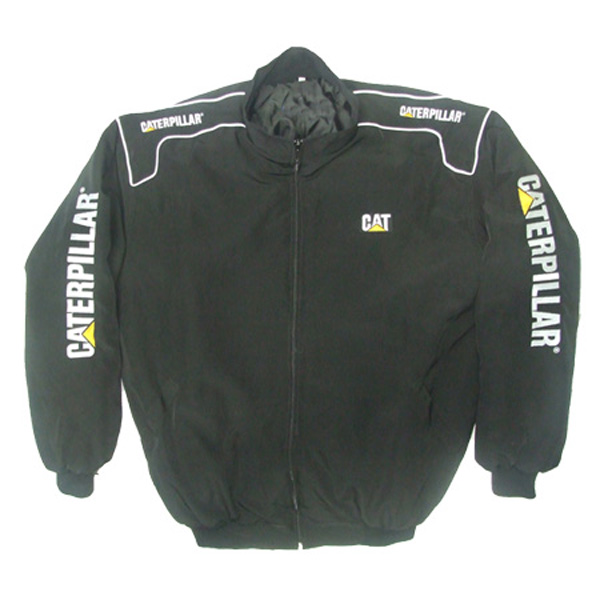 Race Car Jackets. CAT Caterpillar Jacket Black