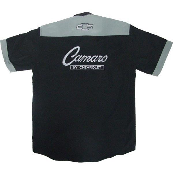 Chevrolet Chevy Camaro Light Gray and Black Shirt