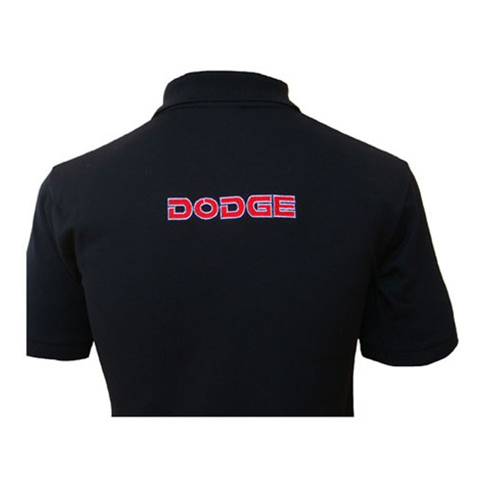 Dodge Sports Polo Shirt Black