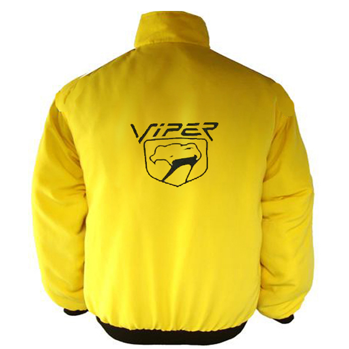 Race Car Jackets. Dodge Viper Racing Jacket Yellow