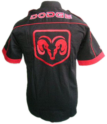 Dodge Motor Sport Crew Shirt Black