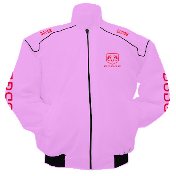 Race Car Jackets. Dodge Racing Jacket Pink