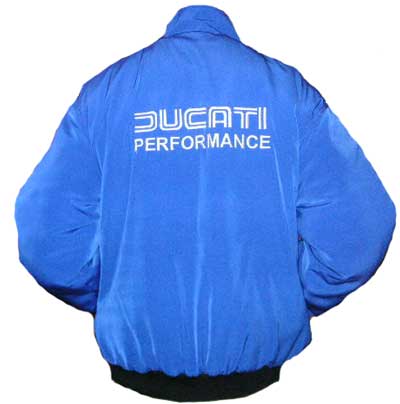 Ducati Corse Motor Cycle Jacket Royal Blue