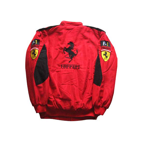 Ferrari F1 Jacket Red with Black Trim