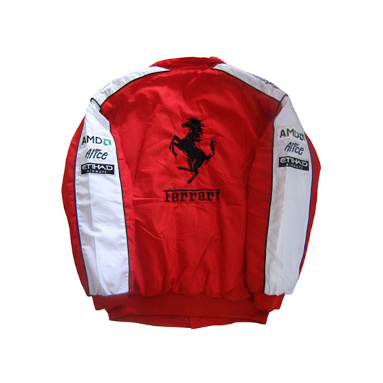 Ferrari Team Jacket Red & White