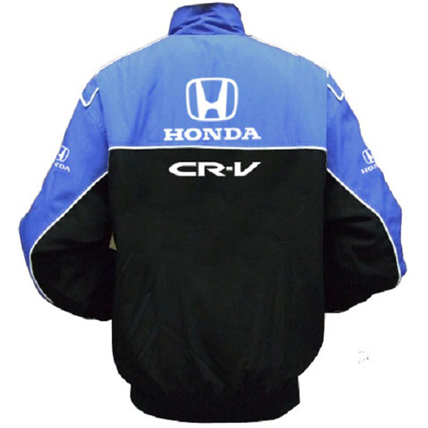 Race Car Jackets. Honda CRV Racing Jacket Blue and Black