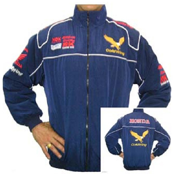 Race Car Jackets. Honda Goldwing Racing Jacket Blue