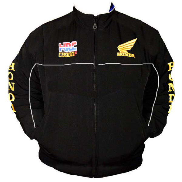 Race Car Jackets. Honda HRC Racing Jacket Black