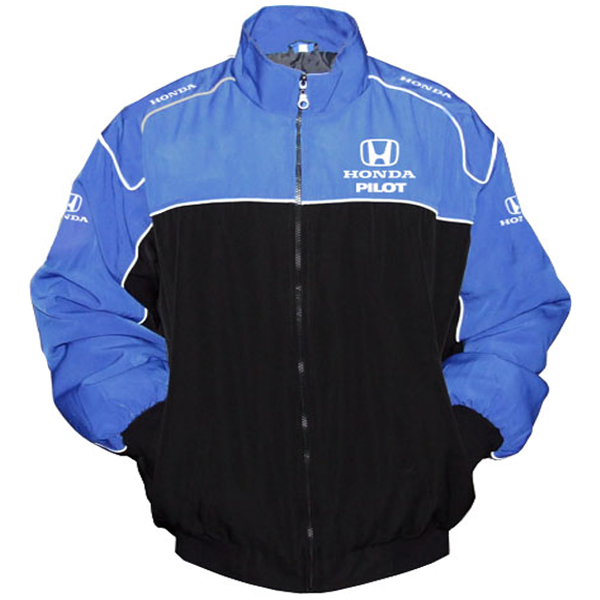 Race Car Jackets. Honda Pilot Racing Jacket Blue and Black