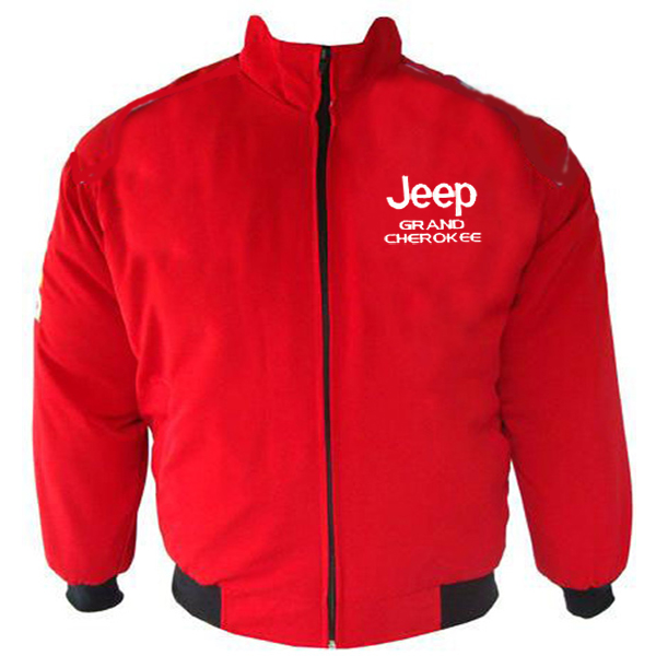 Race Car Jackets. Jeep Grand Cherokee Racing Jacket Red