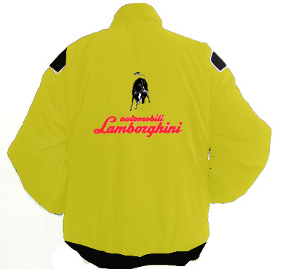 Lamborghini Racing Jacket Yellow and Black
