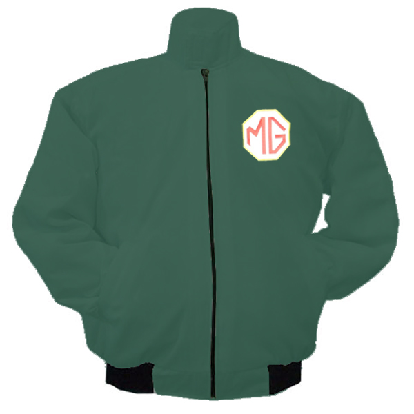 Race Car Jackets. MG Racing Jacket Dark Green