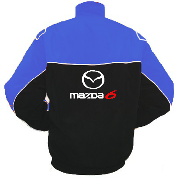 Mazda 6 Racing Jacket Royal Blue and Black
