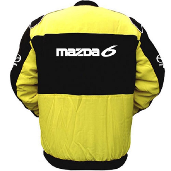 Mazda 6 Racing Jacket Yellow and Black
