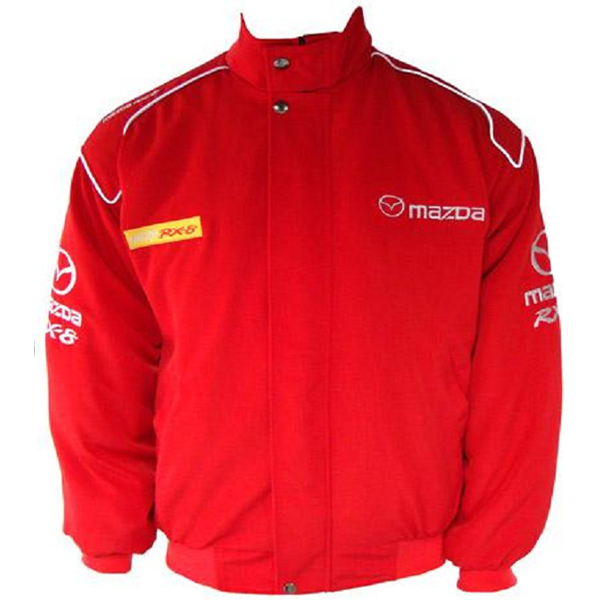 Race Car Jackets. Mazda RX-8 Racing Jacket Red