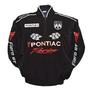 Race Car Jackets. Pontiac Fiero GT Racing Jacket Black