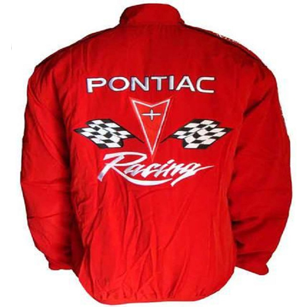 Race Car Jackets. Pontiac Racing Jacket Red