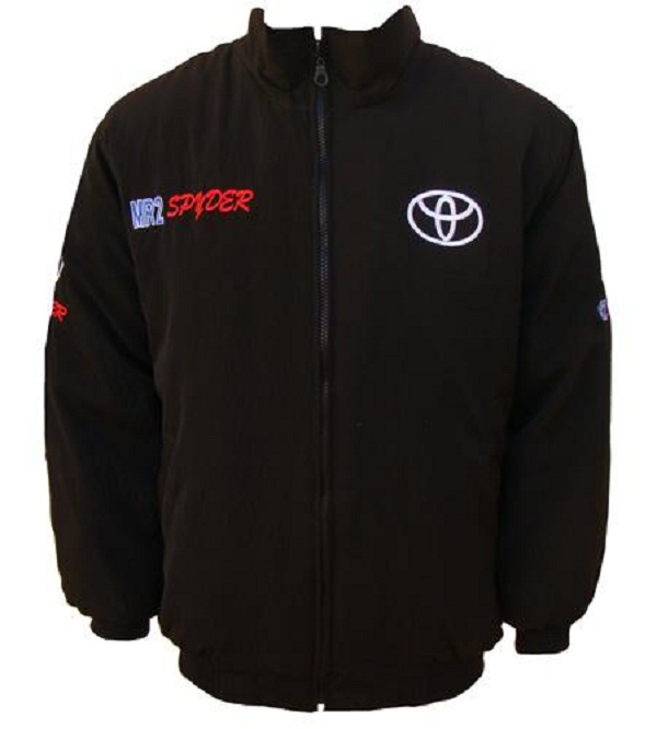 Race Car Jackets. Toyota MR2 Spyder Racing Jacket Black
