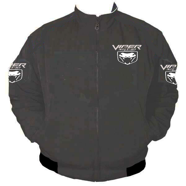 Race Car Jackets. Viper SRT-10 Racing Jacket Dark Gray