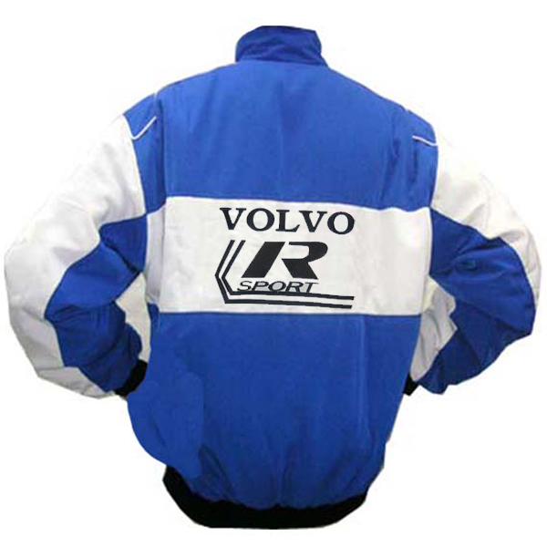 Race Car Jackets. Volvo Racing Jacket Blue and White
