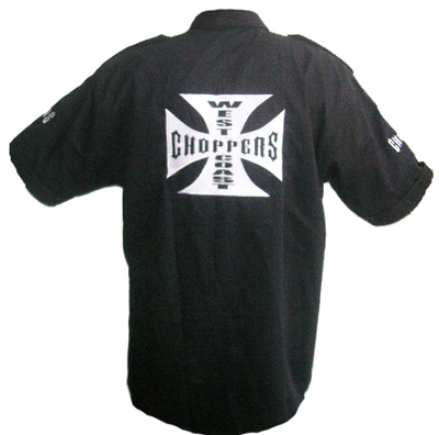 West Coast Choppers Crew Shirt Black