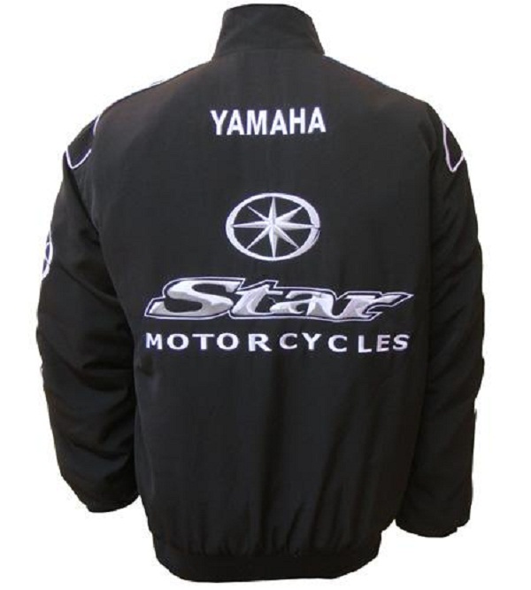 Race Car Jackets. Yamaha Star Motorcycle Jacket Black