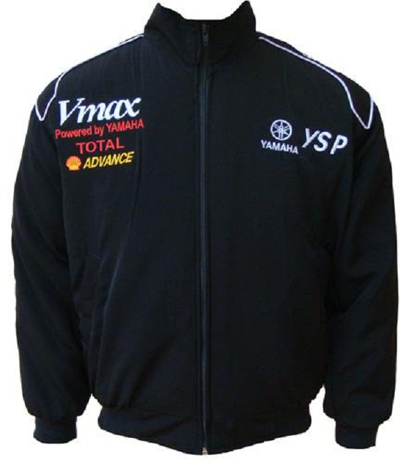 Race Car Jackets. Yamaha VMAX YSP Motorcycle Jacket Black