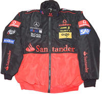 Mercedes Benz Santander Racing Jacket, Black & Red