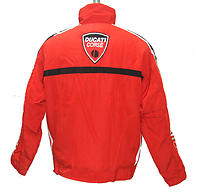 Ducati Corse Performance Jacket Red with Black Trim