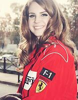 Lana Del Rey Ferrari Jacket Red & White