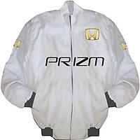 Honda Prizm Racing Jacket White