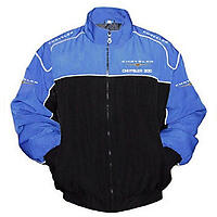 Chrysler 300 Racing Jacket Black and Royal Blue