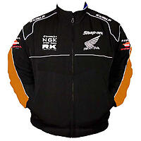 Honda Repsol Racing Jacket Black with Orange